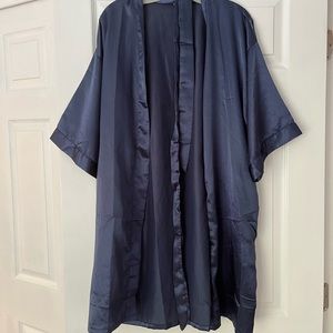 Plain Navy Blue Robe